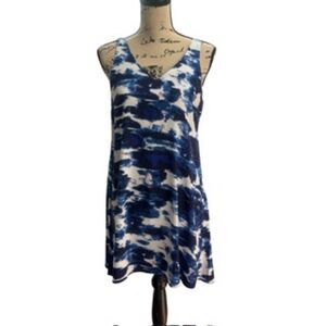 Michael Stars Abstract Floral Tiedye Dress XS